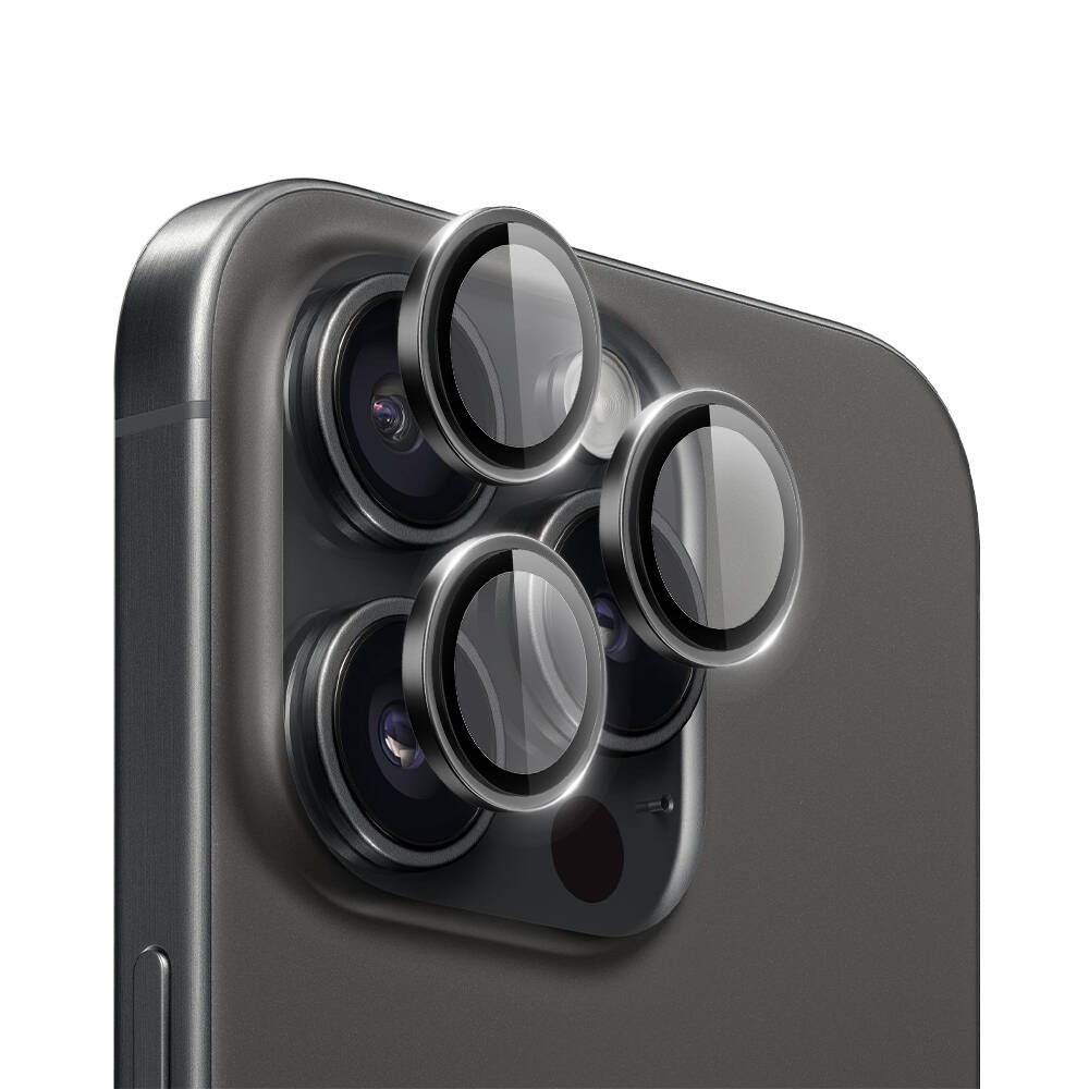 iPhone 15 Pro Wiwu LG-004 PVD Lens Guard Metal Kamera Lens Koruyucu