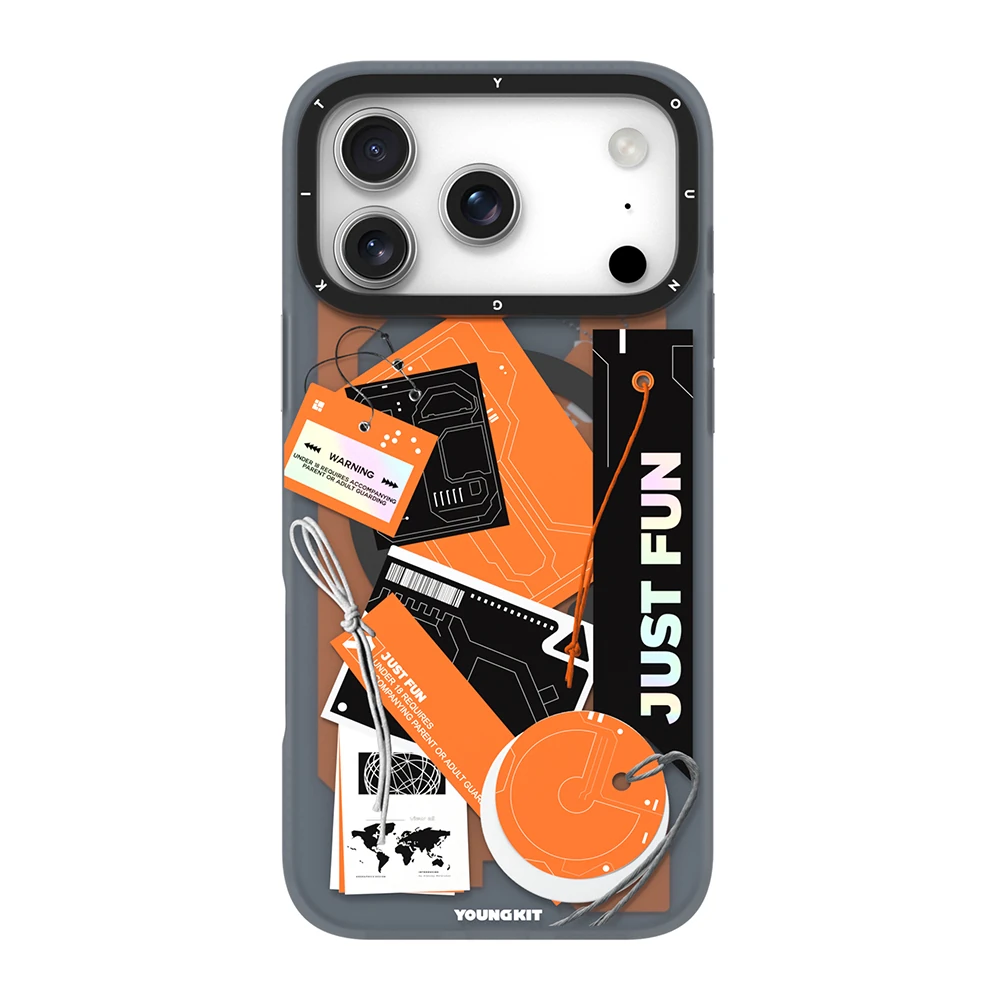 Apple iPhone 17 Pro Kılıf M-Safe Şarj Özellikli Youngkit Different Dimension Serisi Kapak