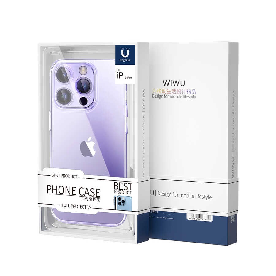 iPhone 14 Pro Kılıf Şeffaf Airbag Tasarımlı ​​​​​Wiwu ZCC-108 Concise Serisi Kılıf