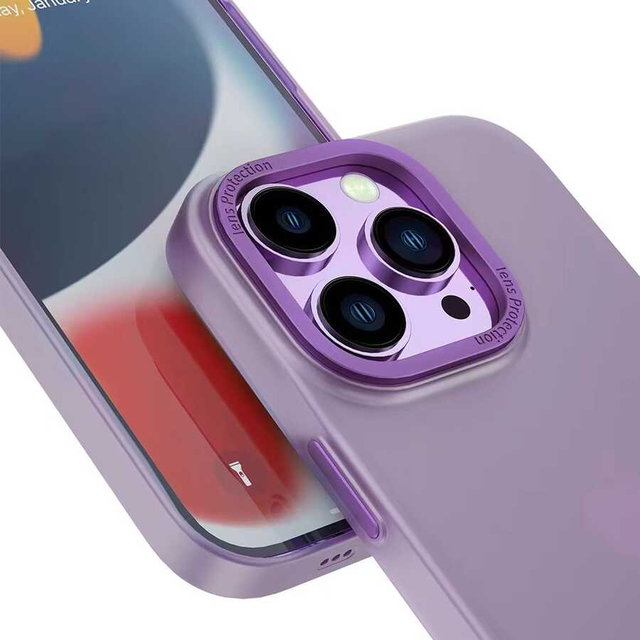 iPhone 14 Pro Wiwu Frosted Magnetic Buzlu Sert PC Kılıf