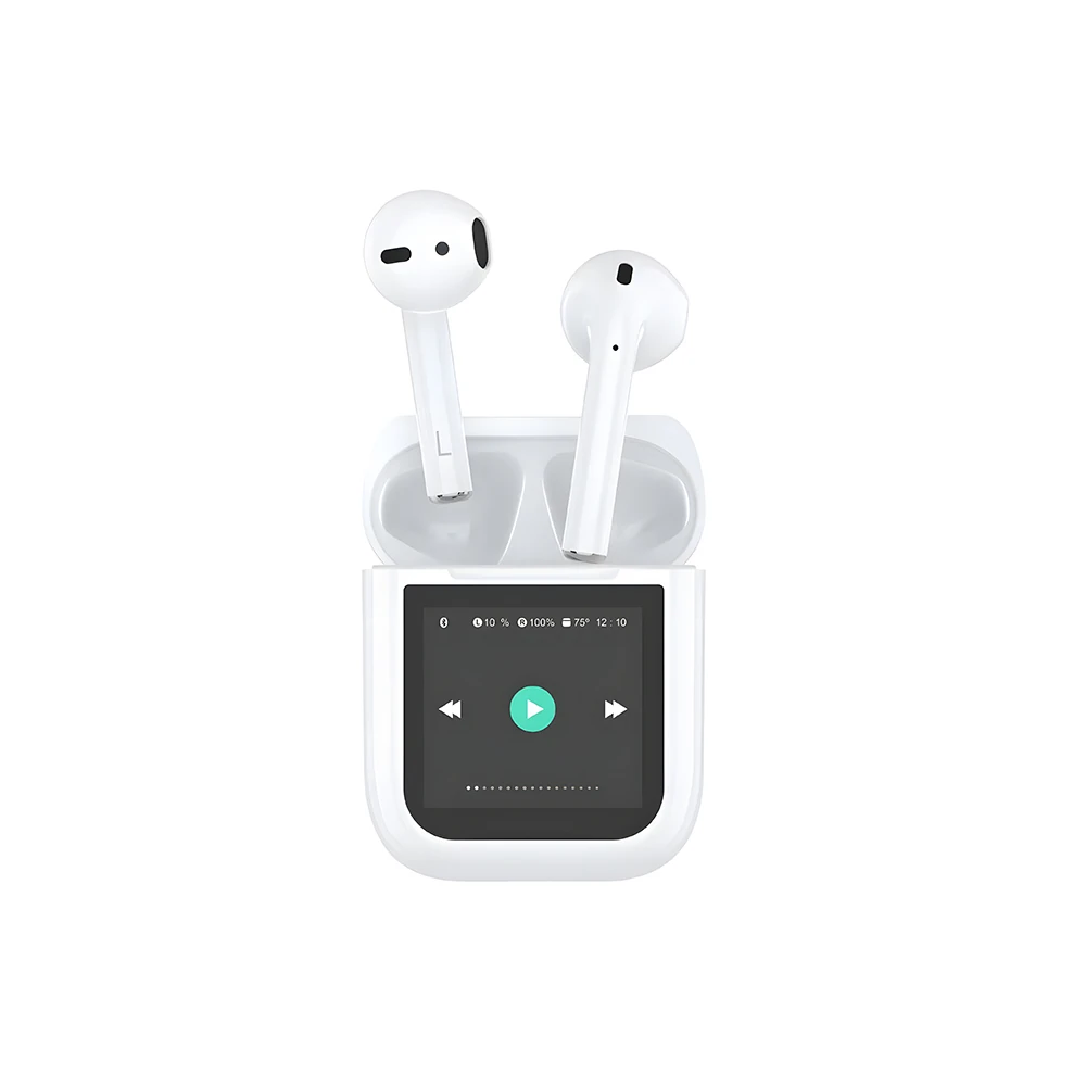 Wiwu Airbuds T24 Dokunmatik LCD Ekranlı TWS Bluetooth Kulaklık v5.4