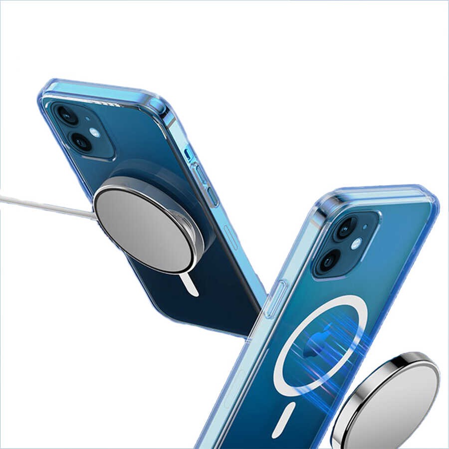 iPhone 12 Kılıf Wiwu Magnetic Crystal Kılıf