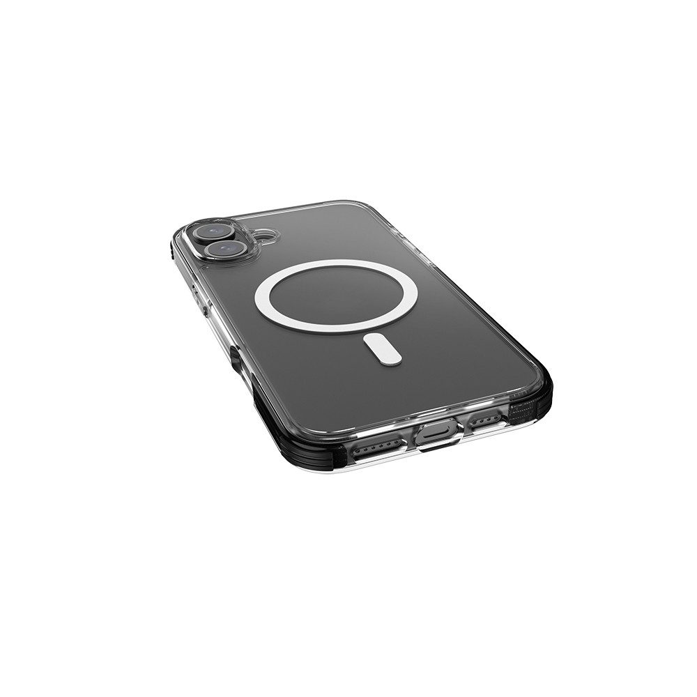 iPhone 16 Plus Kılıf Magsafe Şarj Özellikli Airbag Tasarımlı Raptic Clear Serisi Şeffaf Kılıf