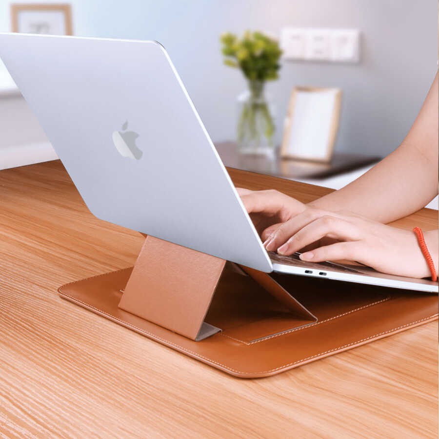Macbook 13.3' Pro 2020 Wiwu Macbook Skin Pro Portable Stand Kılıf