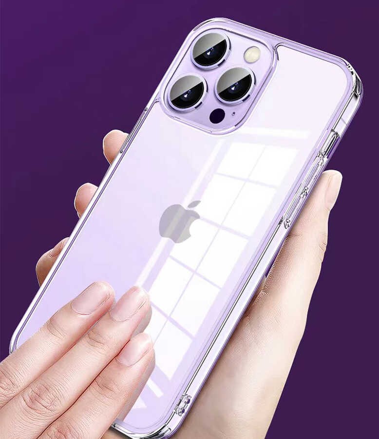 iPhone 14 Plus Kılıf Şeffaf Airbag Tasarımlı ​​​​​Wiwu ZCC-108 Concise Serisi Kılıf