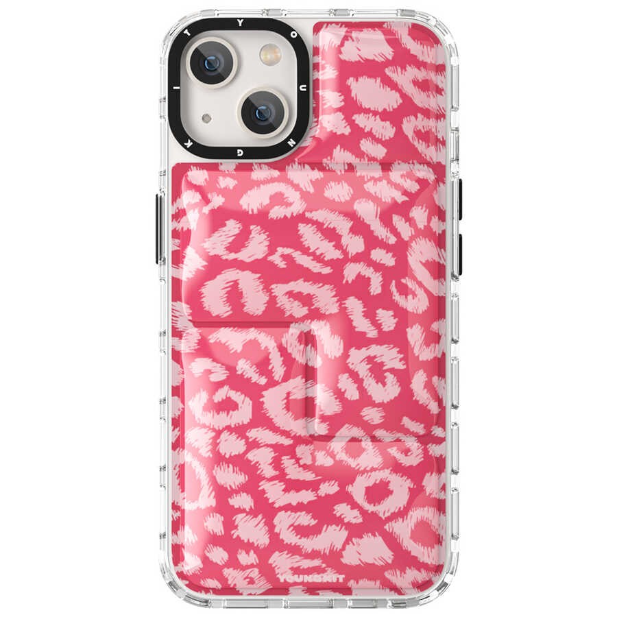 iPhone 13 Kılıf YoungKit Leopard Article Serisi Kılıf