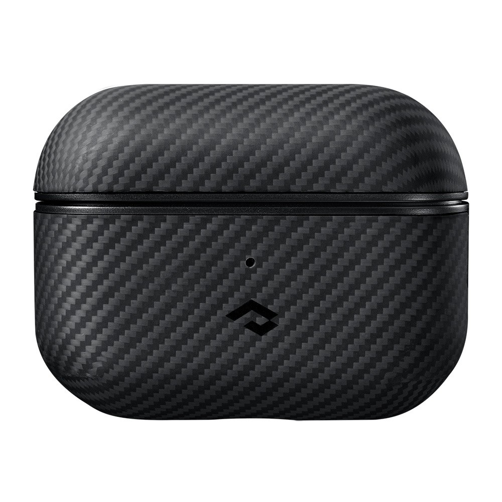 Airpods Pro Kılıf Magsafe Şarj Özellikli 600D Aramid Fiber Pitaka Classic Serisi Black-Grey Twill Kılıf