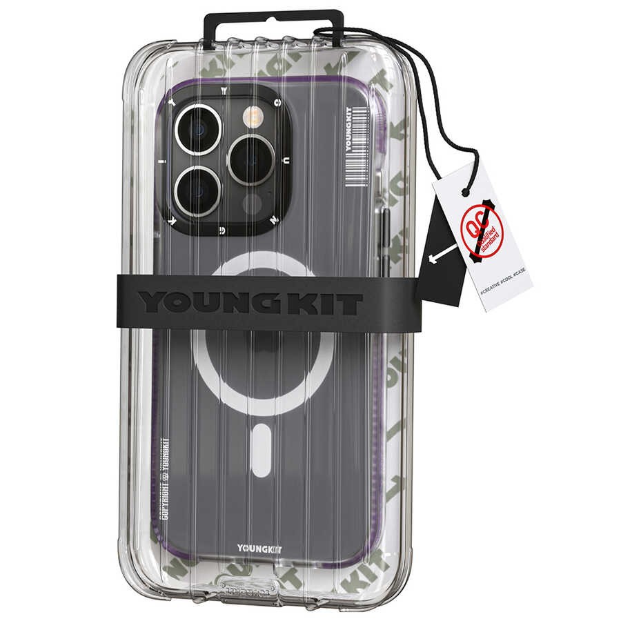 iPhone 13 Pro Max Kılıf Magsafe Şarj Özellikli Youngkit Jane Sand Serisi Kılıf