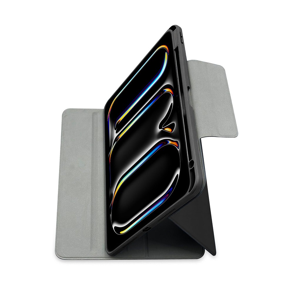 iPad Air 13 2024 Raptic Spin Detachable Folio PU Ayrılabilir Kalem Bölmeli Standlı Kılıf