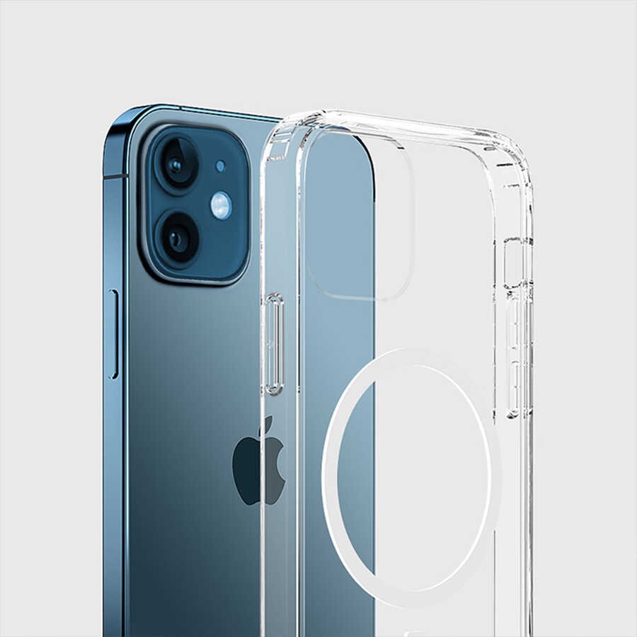 iPhone 12 Kılıf Wiwu Magnetic Crystal Kılıf