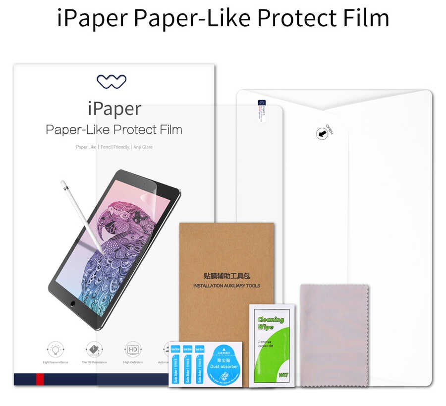 iPad Mini 2021 (6.Nesil) Kağıt Hisli ​Wiwu iPaper Like Tablet Ekran Koruyucu