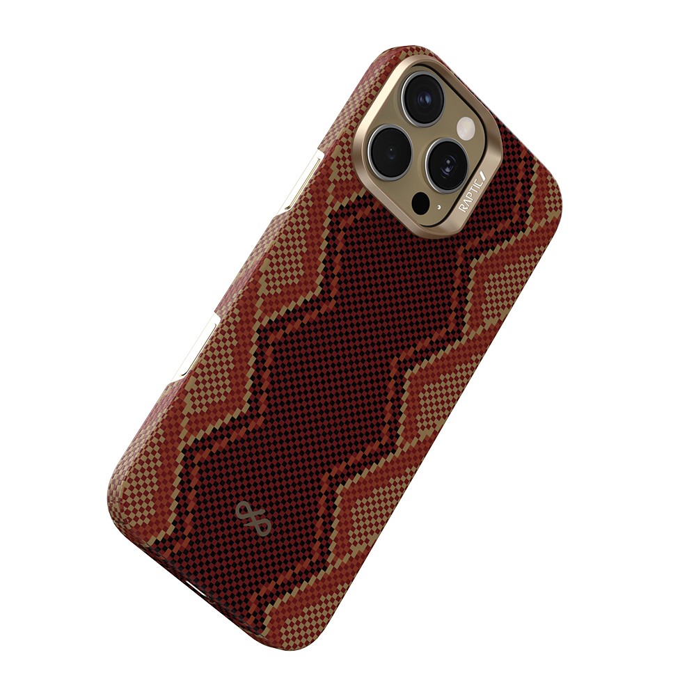 Apple iPhone 16 Pro Max Kılıf M-safe Şarj Özellikli Raptic Aramid Skin Bionic Serisi Kapak