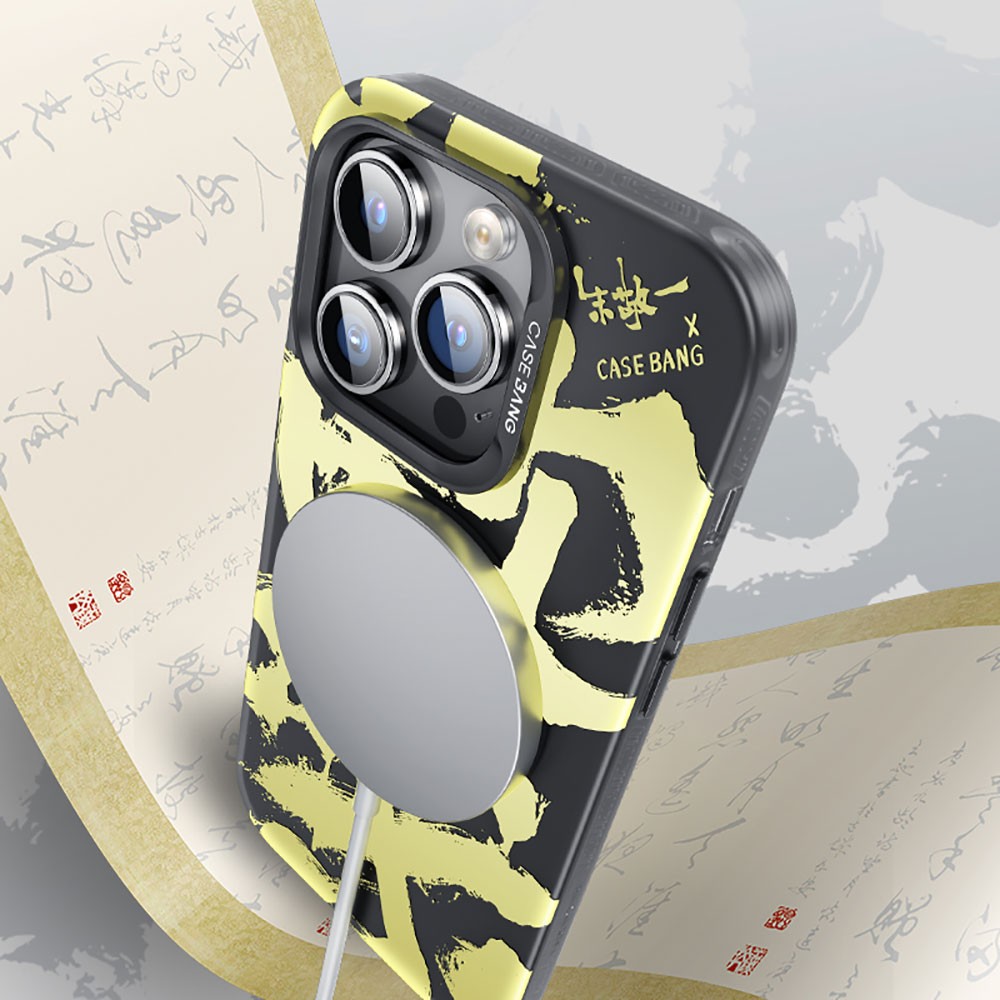 iPhone 14 Pro Max Kılıf Magsafe Şarj Özellikli Benks Casebang Calligraphy Joy Kılıf