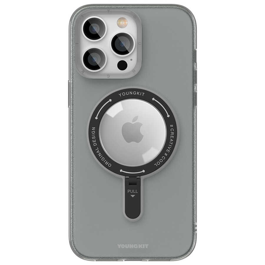 iPhone 14 Pro Max Kılıf Magsafe Şarj Özellikli Youngkit Rock Serisi Kılıf