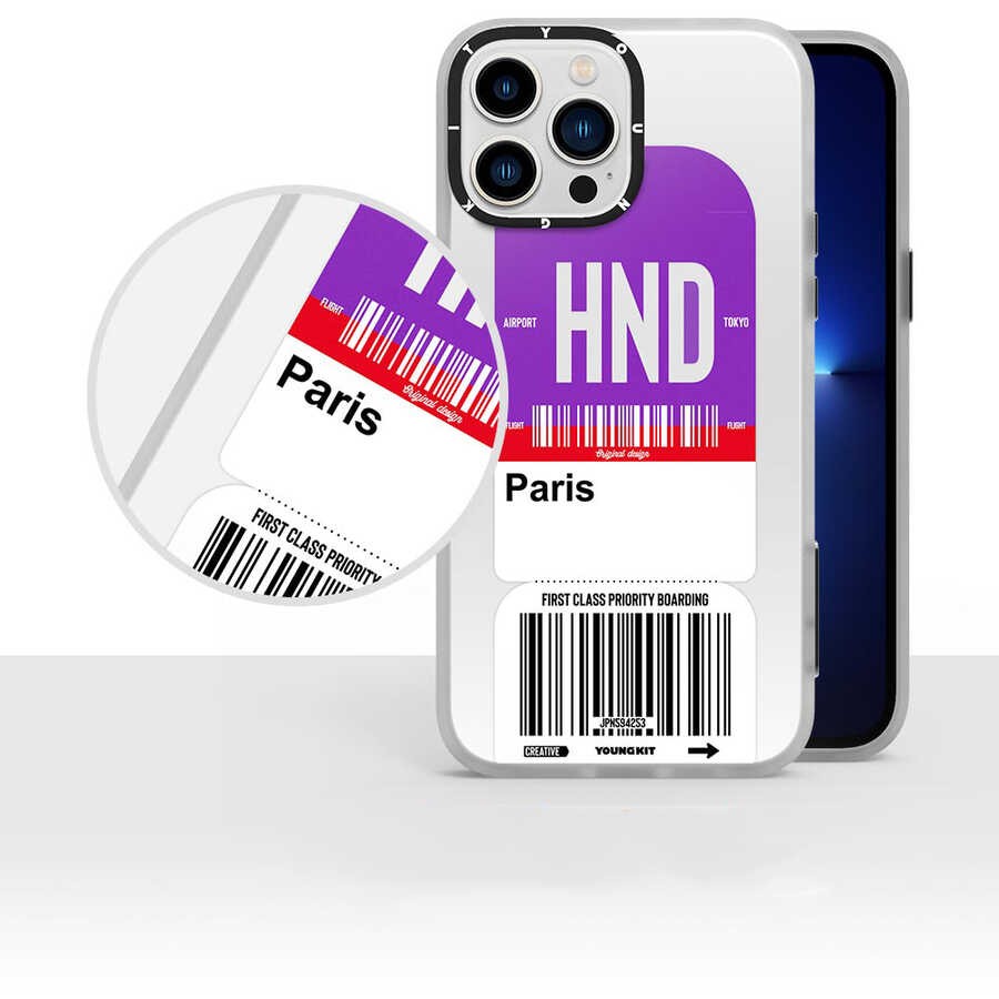 iPhone 13 Pro Kılıf YoungKit Any Time Trip Serisi Kılıf