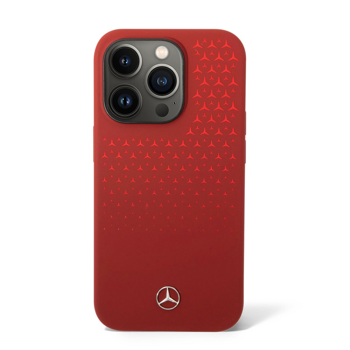 iPhone 14 Pro Max Kılıf Mercedes Benz Dikey Gradient Yıldızlı Silikon Kılıf