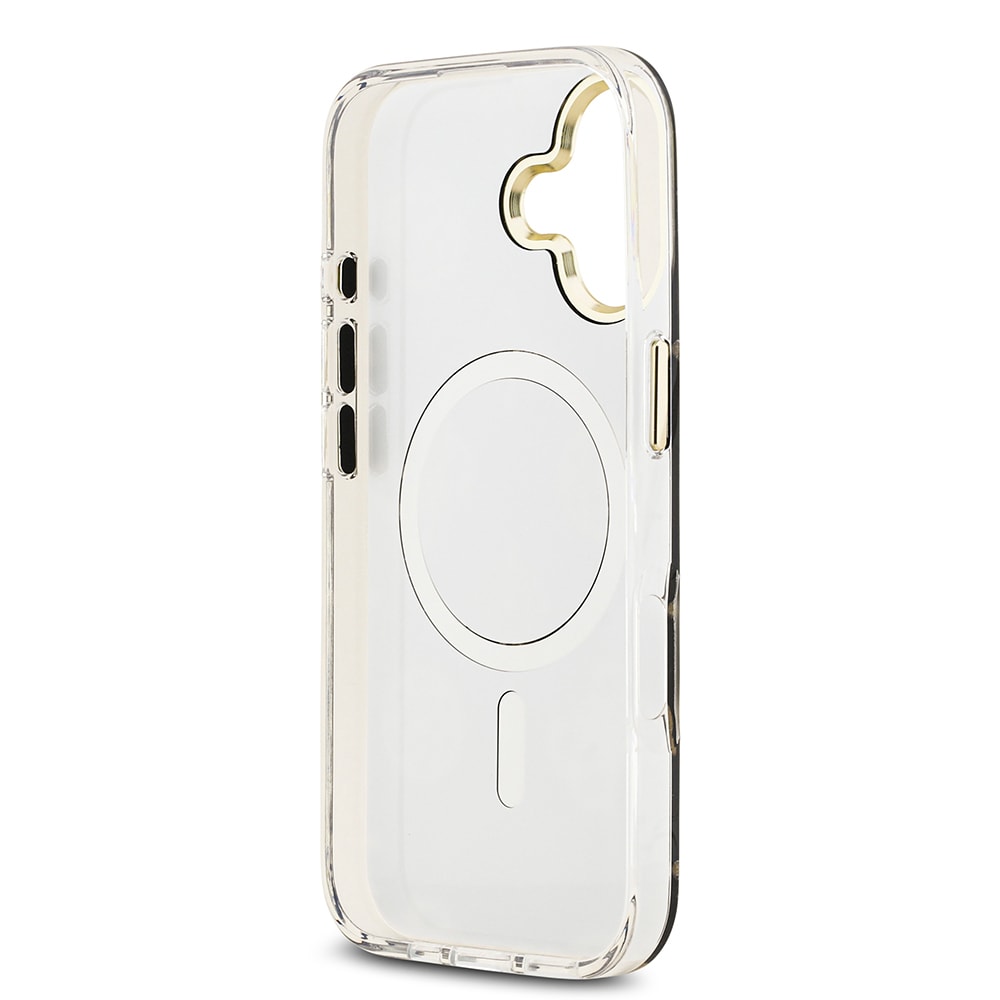 Apple iPhone 17 Kılıf Guess Orjinal Lisanslı Metal Kamera Çerçeveli Simli Aynalı Kapak
