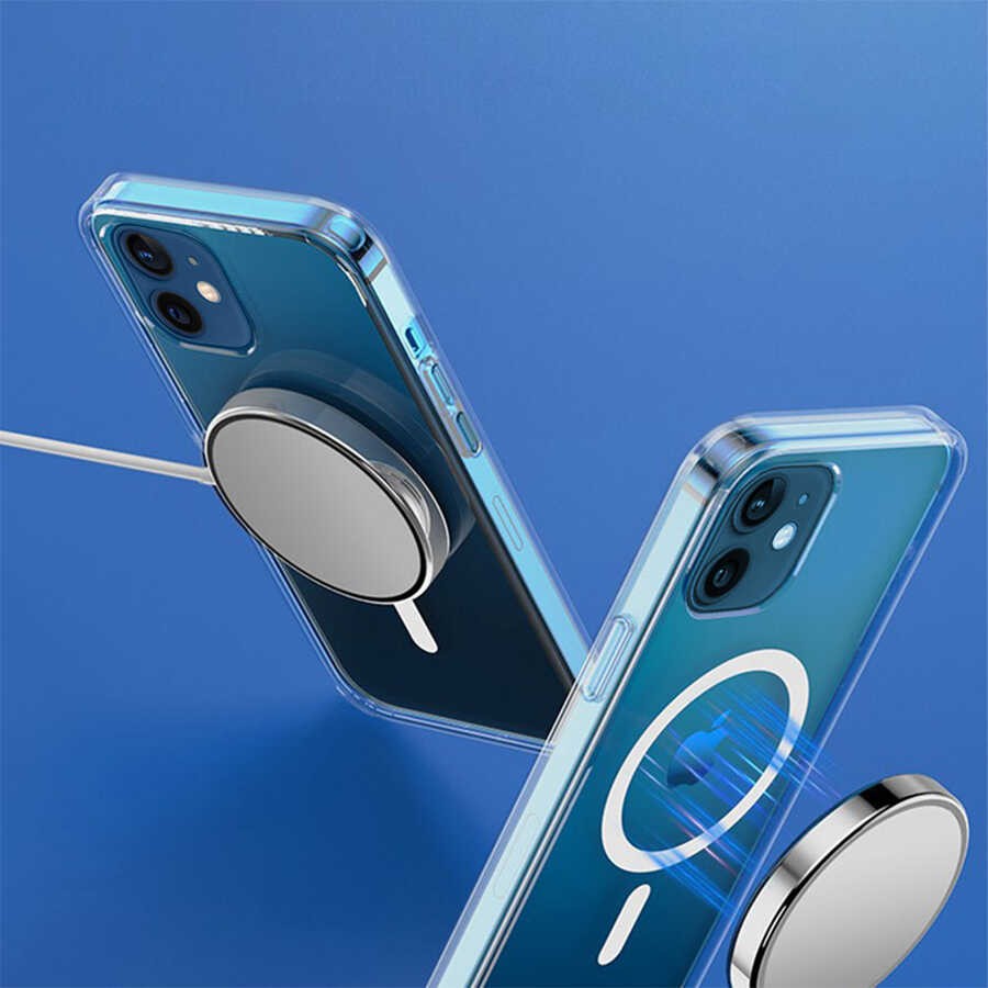 iPhone 12 Kılıf Wiwu Magnetic Crystal Kılıf