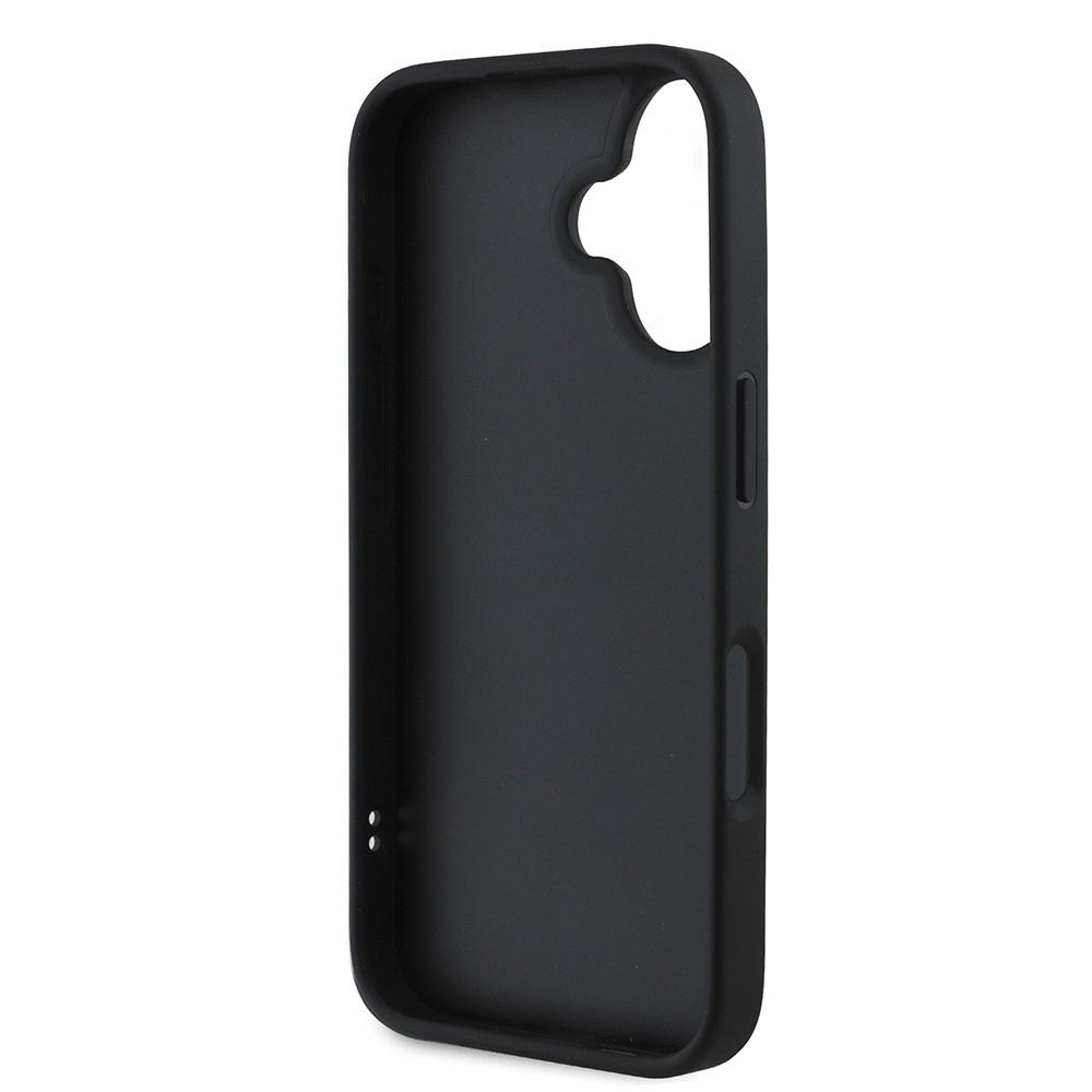 iPhone 16 Kılıf DKNY Orjinal Lisanslı Kartlıklı 3D Yazılı Repeat Texture Pattern Kapak
