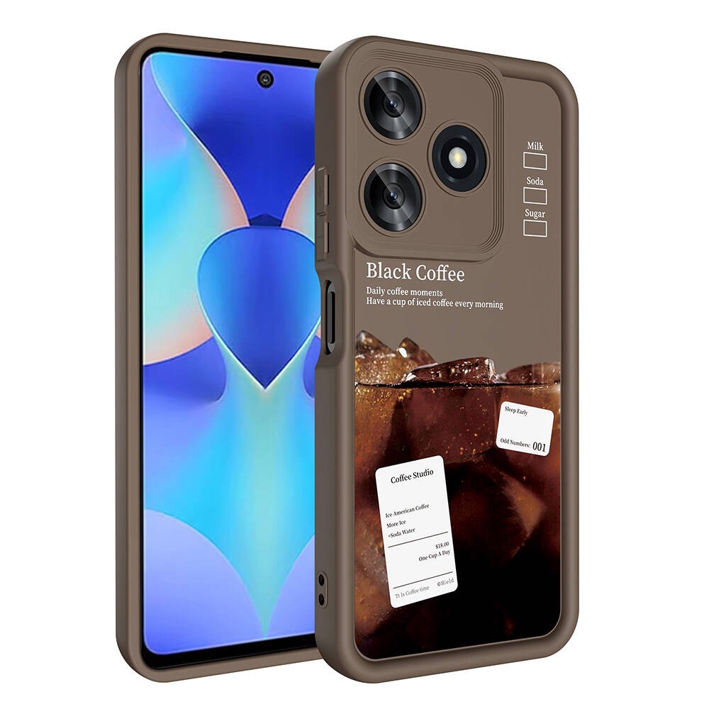 Tecno Spark 10 4G Kılıf Kamera Korumalı Baskılı Arka Yüzey Zore Klas Kılıf