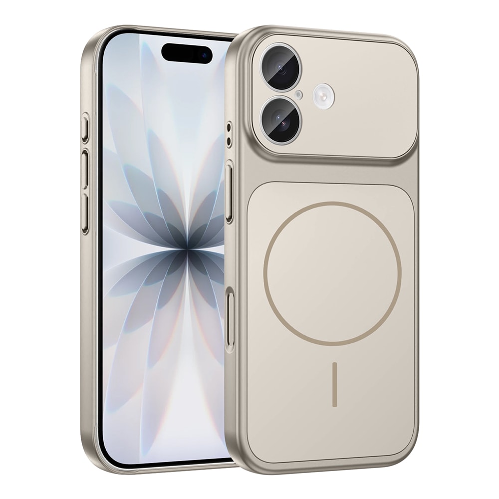 Apple iPhone 16 Kılıf Zore M-Safe Şarj Özellikli Kamera Korumalı Formen Kapak