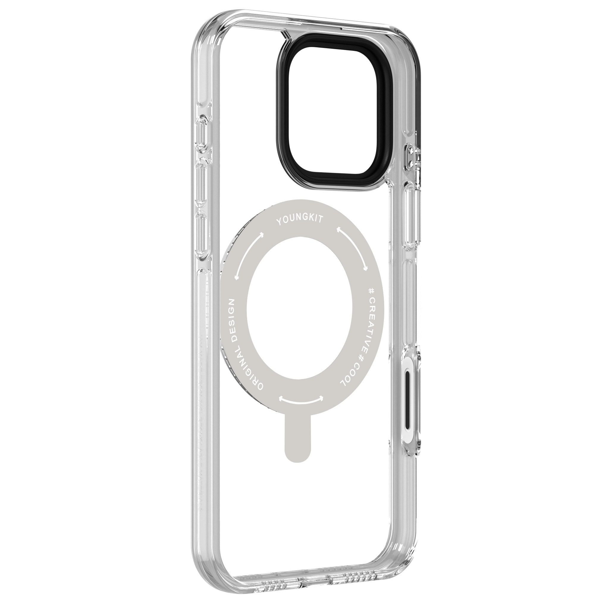 Apple iPhone 16 Pro Max Kılıf M-safe Şarj Özellikli Standlı Aksiyon Butonlu Youngkit Pivot Serisi Kapak