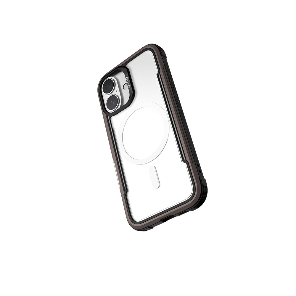 iPhone 16 Kılıf Magsafe Şarj Özellikli Airbagli Raptic Shield Serisi Şeffaf Arka Yüzey Kılıf
