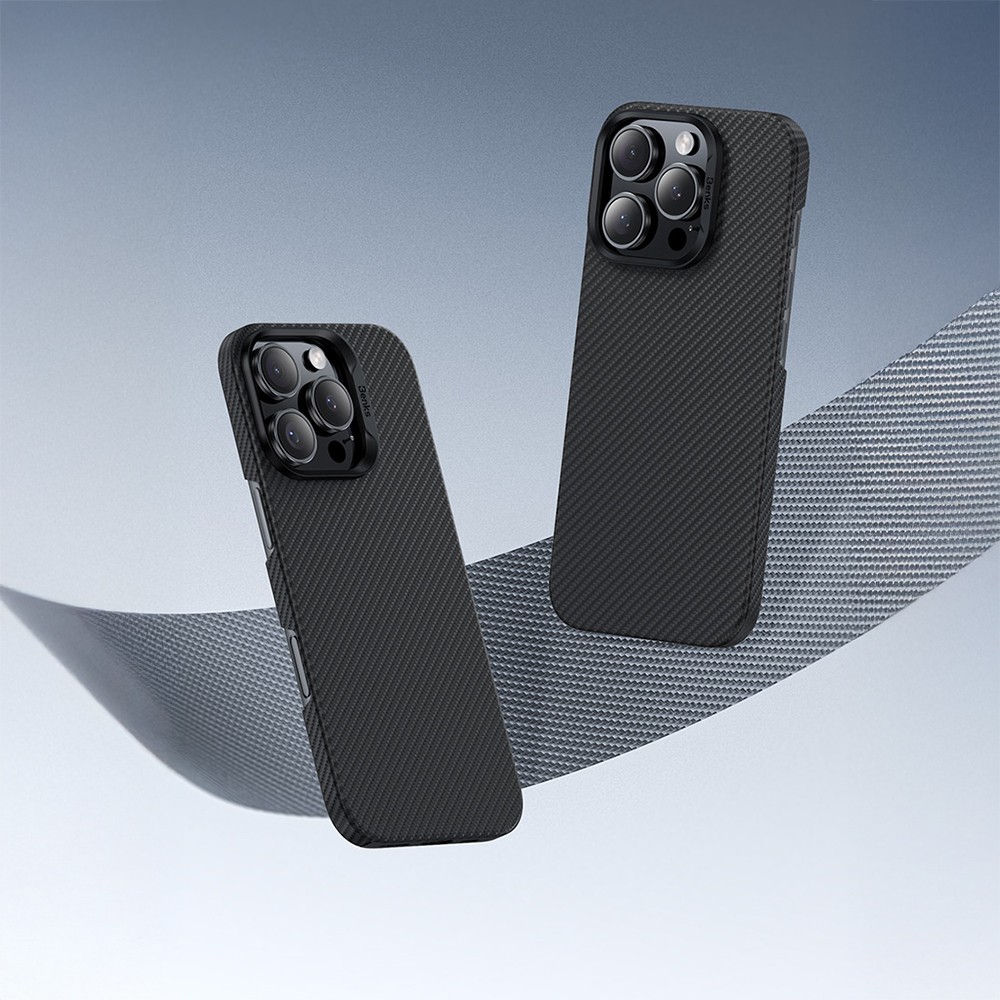 Apple iPhone 16 Pro Max Kılıf Benks M-safe Şarj Özellikli Metal Kamera Çerçeveli Magnetik ArmorAir 600D Kevlar Fiber Kapak