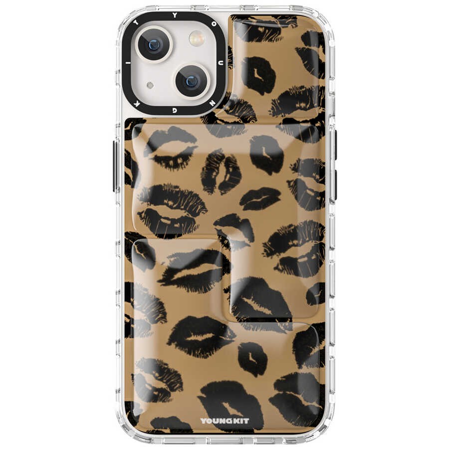 iPhone 13 Kılıf YoungKit Leopard Article Serisi Kılıf