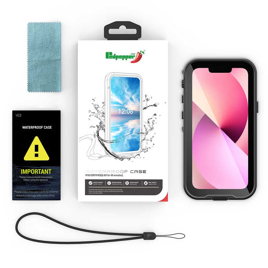iPhone 13 Mini Kılıf 1-1 Su Geçirmez Kılıf