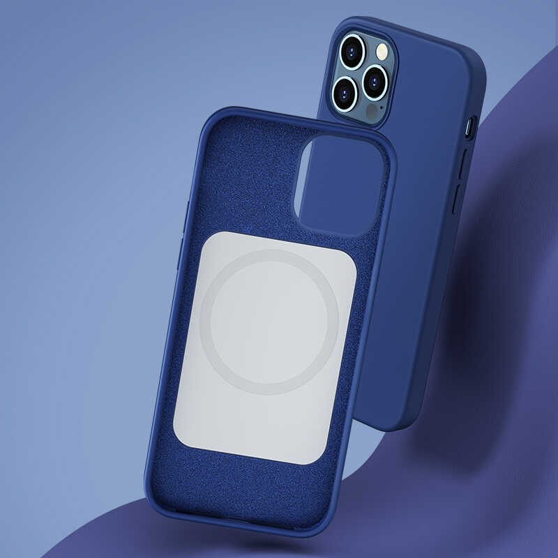 iPhone 12 Pro Max Kılıf Benks Magsafe Magnetic Original  MFI Certified Silikon Kılıf