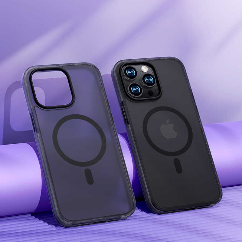iPhone 14 Kılıf Kenarları Silikon Airbagli Mat Arka Yüzey Benks Icesand Kılıf