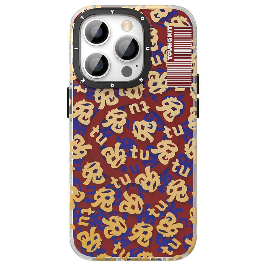 iPhone 14 Pro Kılıf Magsafe Şarj Özellikli Youngkit Play Rabbit Serisi Kılıf