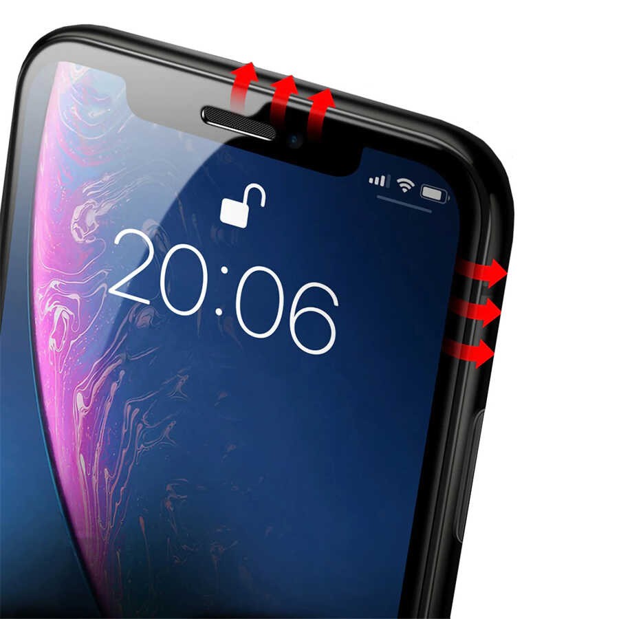 iPhone XS Max 6.5 Davin 5D Cam Ekran Koruyucu