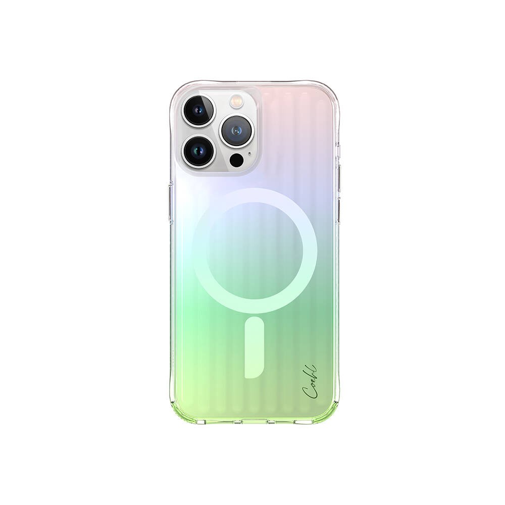 iPhone 15 Pro Max Kılıf Magsafe Şarj Özellikli Parlayan Arka Yüzey Coehl Linear Kılıf