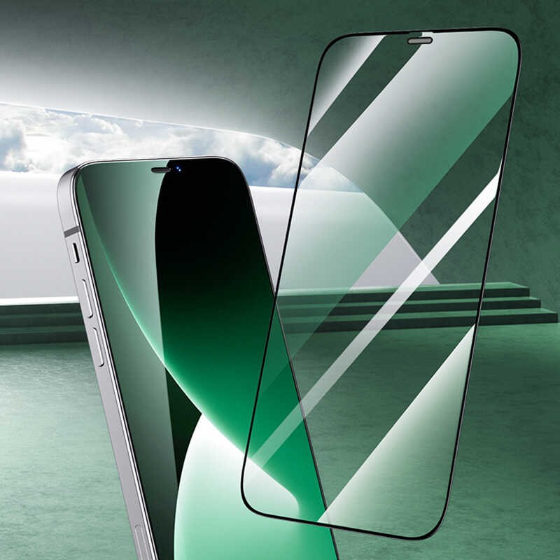 iPhone 12 ​​​​Benks 0.3mm V Pro Dust Proof Green Light Ekran Koruyucu