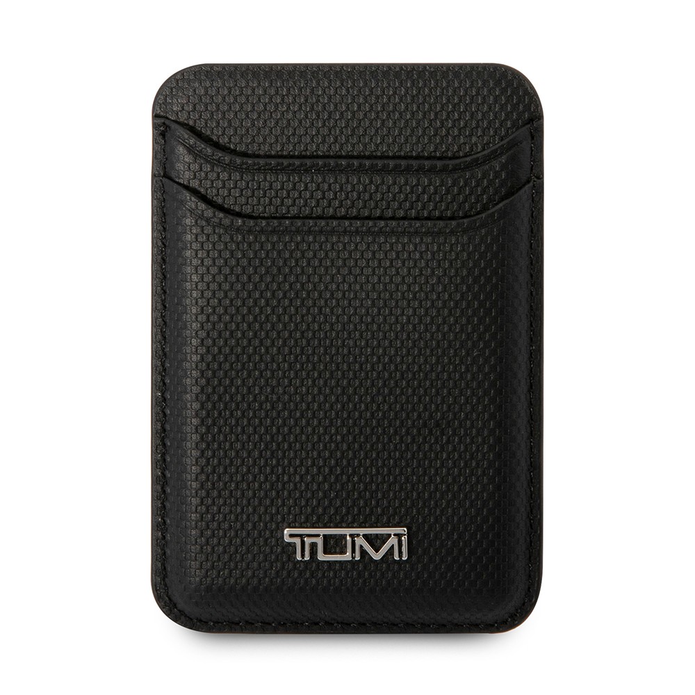 Tumi Orjinal Lisanslı 2 Hazneli Metal Logolu Deri Magnetik Kartlık