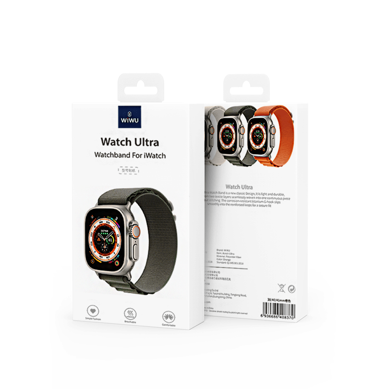 Watch 42mm Kordon Wiwu WU-01 Hasır Örgü Strap Kayış