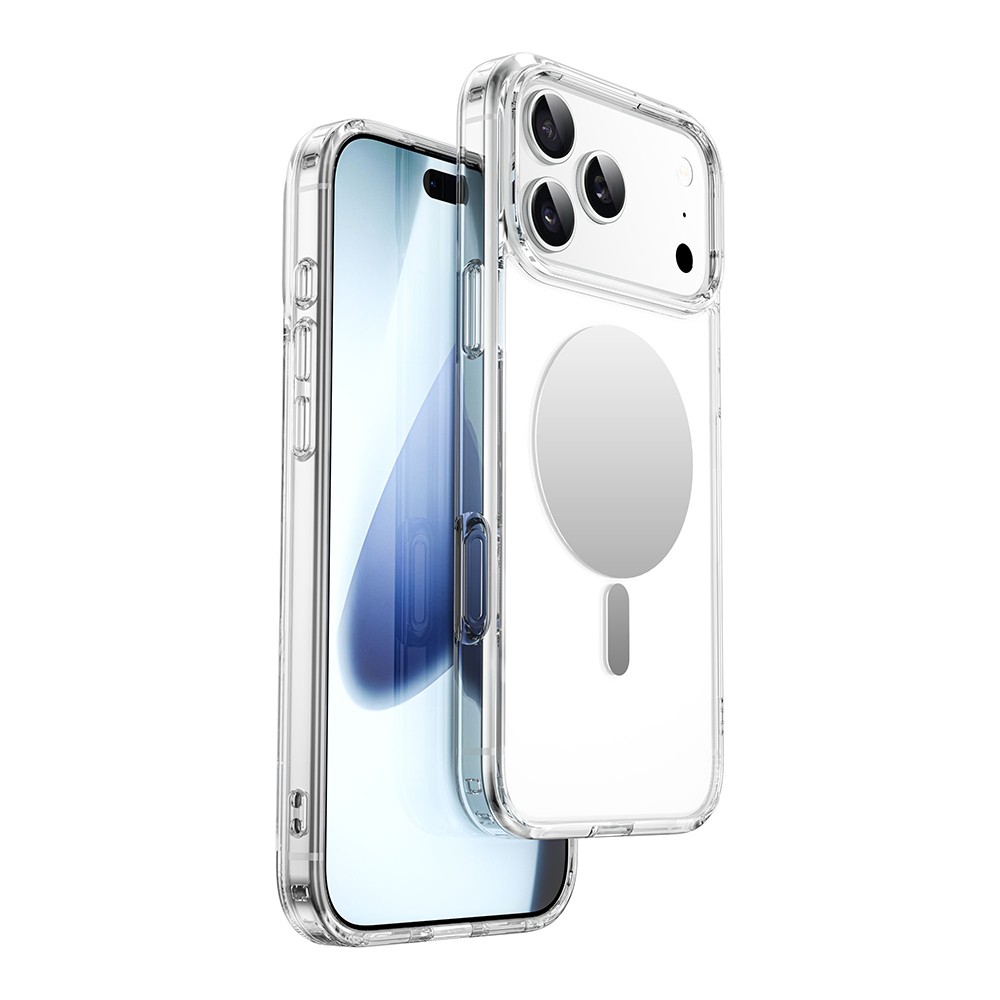 Apple iPhone 17 Pro Kılıf M-safe Şarj Özellikli Wiwu MCC-701 Aynalı Pro Serisi Sert PC Kapak
