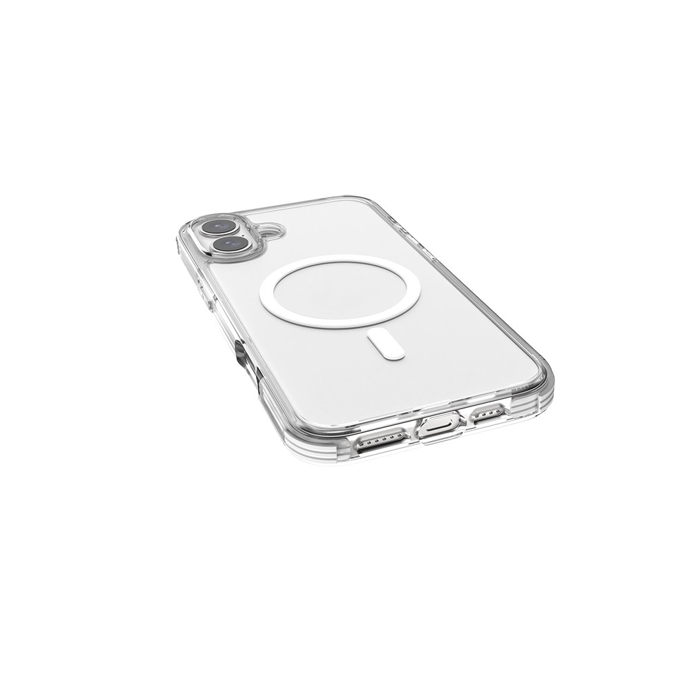 iPhone 16 Kılıf Magsafe Şarj Özellikli Airbag Tasarımlı Raptic Clear Serisi Şeffaf Kılıf