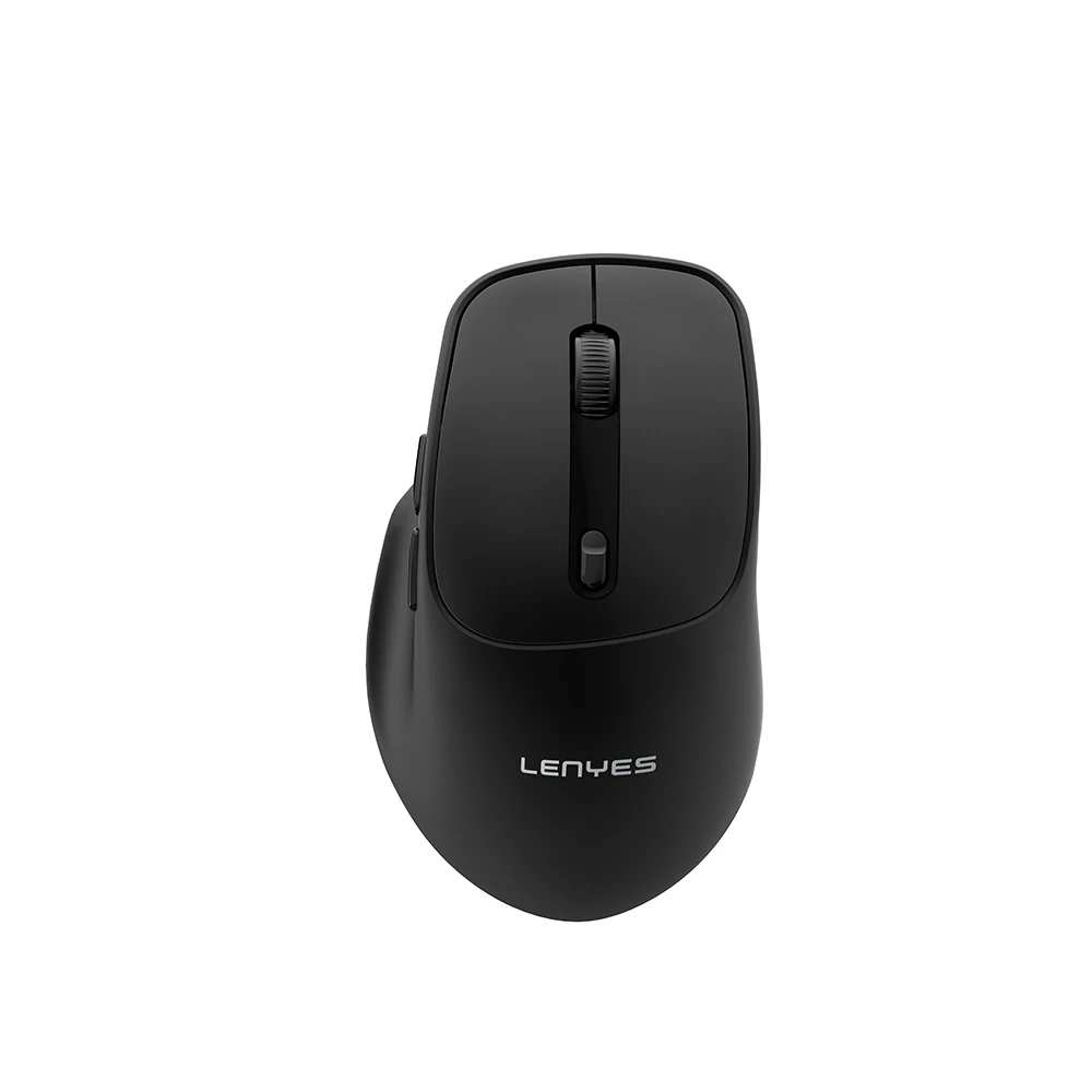 Lenyes WS105 Sessiz Buton Tasarımlı Ergonomik Çift Bluetooth Bağlantılı 2.4G Kablosuz Mouse 1600 DPI