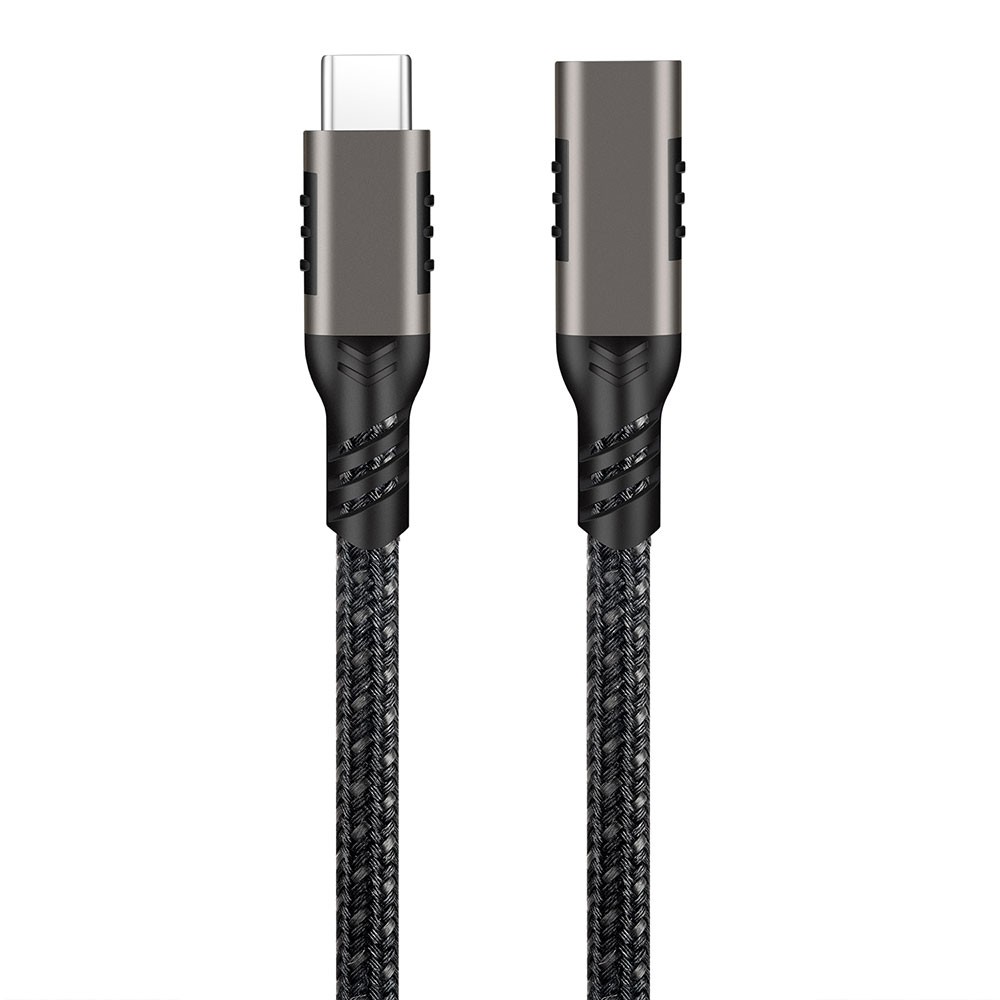 Qgeem Extension USB3.2 Type-C PD Uzatma Kablosu 100W 20Gbps 4K@60Hz 0.2 Metre