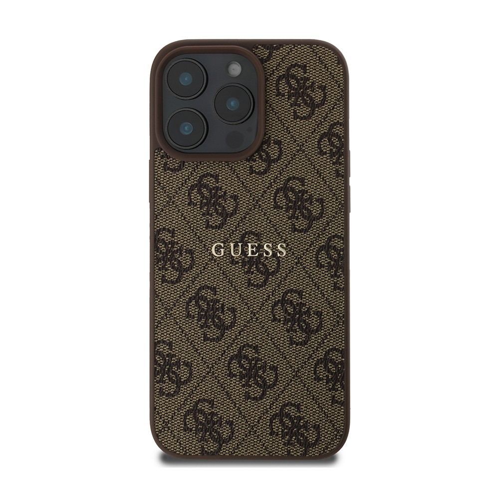 iPhone 14 Pro Max Kılıf Guess Orjinal Lisanslı Magsafe Şarj Özellikli 4G Desen Yazı Logolu Kılıf