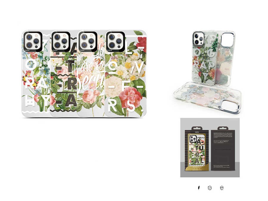 iPhone 12 Pro Kılıf Kajsa Floral Kılıf
