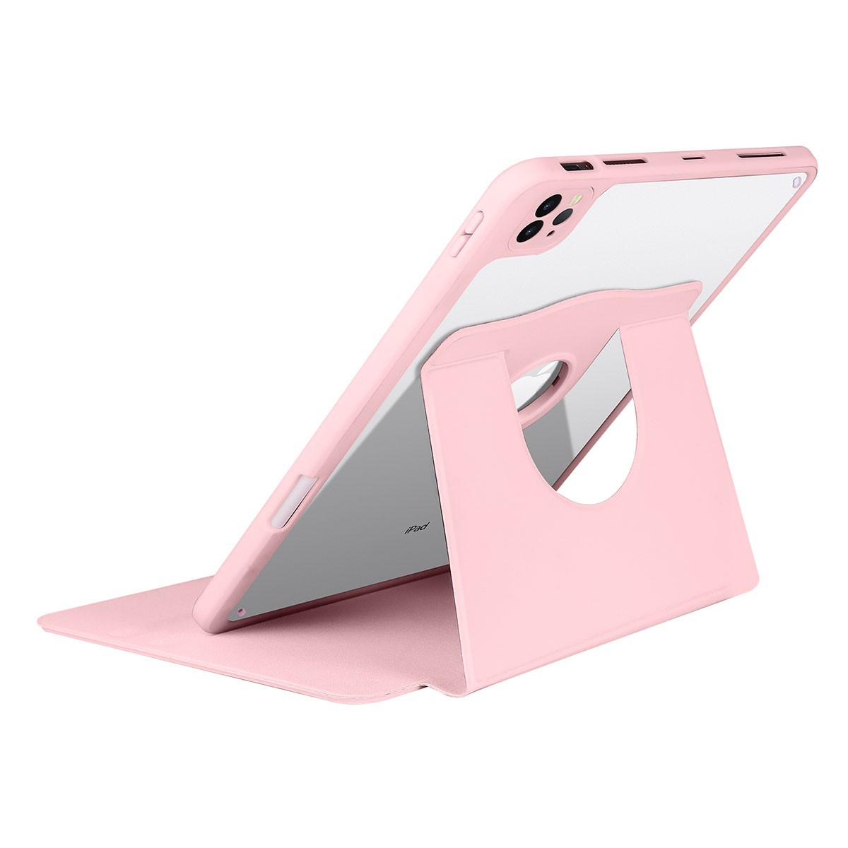 iPad Pro 11 2018 Kılıf Zore Termik Kalem Bölmeli Dönebilen Standlı Kılıf