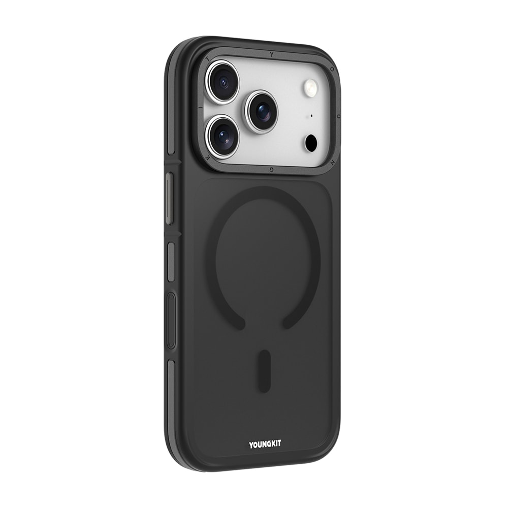 Apple iPhone 17 Pro Max Kılıf M-safe Şarj Özellikli Youngkit Rock Sand Serisi Kapak