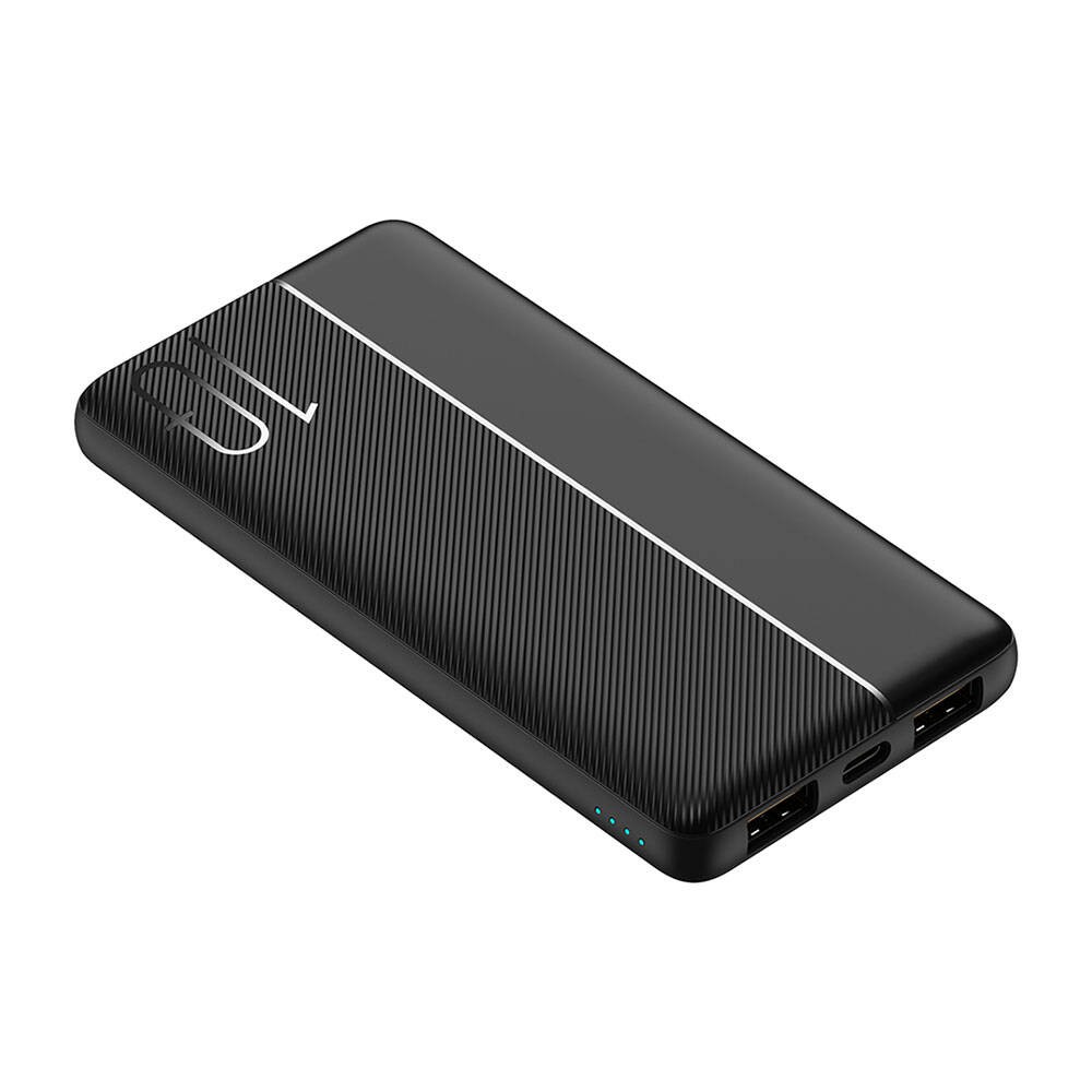 Wiwu Wi-P032 Dual USB-A ve Type-C PD LED Işık Göstergeli Taşınabilir Powerbank 10000mAh