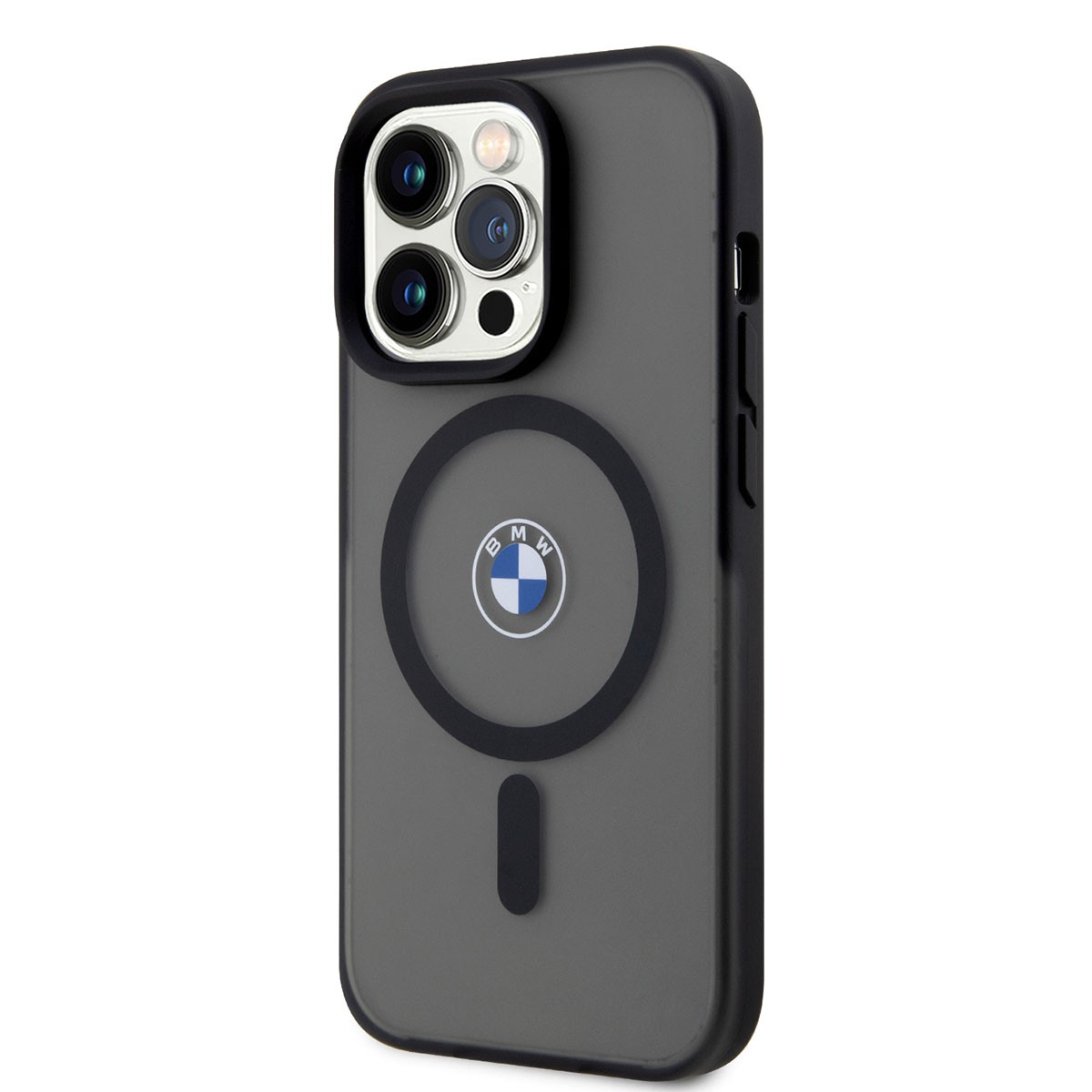 iPhone 14 Pro Max Kılıf BMW Magsafe Şarj Özellikli Transparan Logolu İmza Dizayn Kılıf