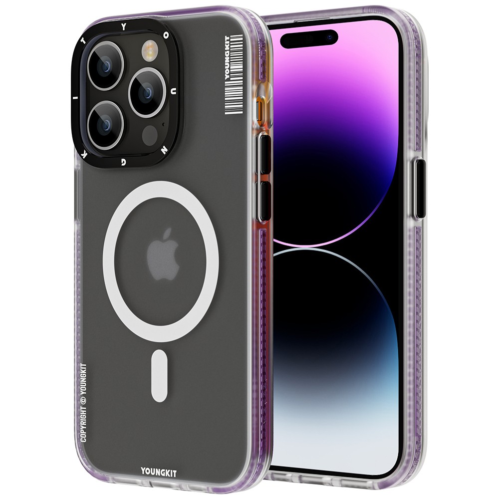 iPhone 13 Pro Max Kılıf Magsafe Şarj Özellikli Youngkit Jane Sand Serisi Kılıf