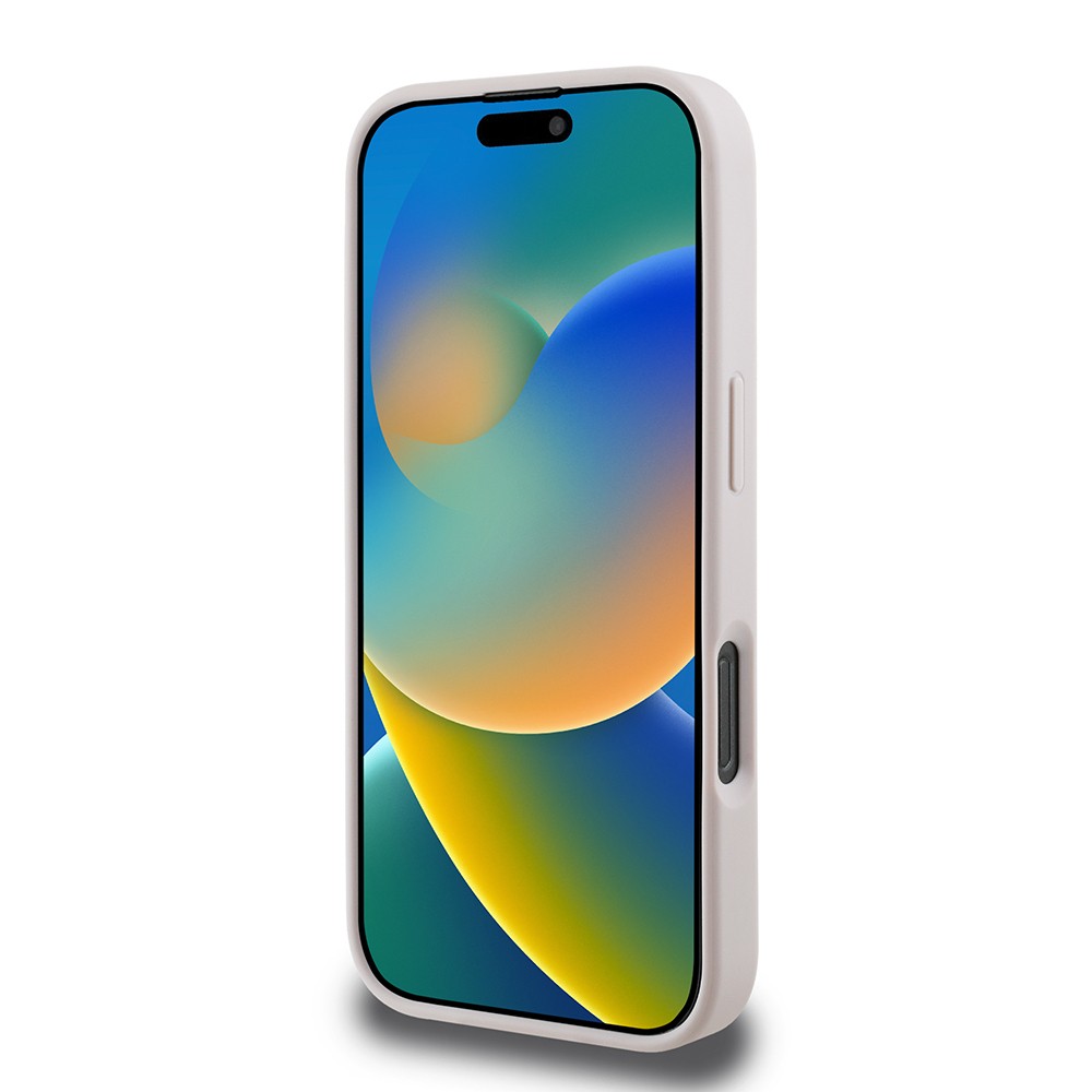 iPhone 16 Pro Kılıf Guess Orjinal Lisanslı Magsafe Şarj Özellikli PU Üçgen Logo 4G Desenli Kılıf